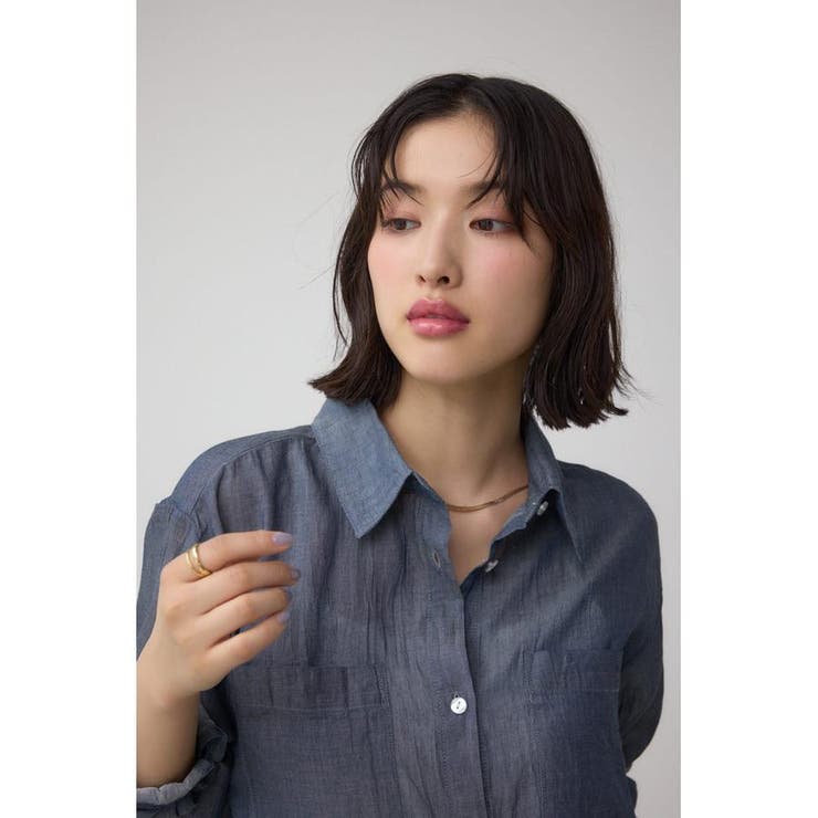 シアーデニムシャツ[品番：AZLW0023555]｜AZUL BY MOUSSY