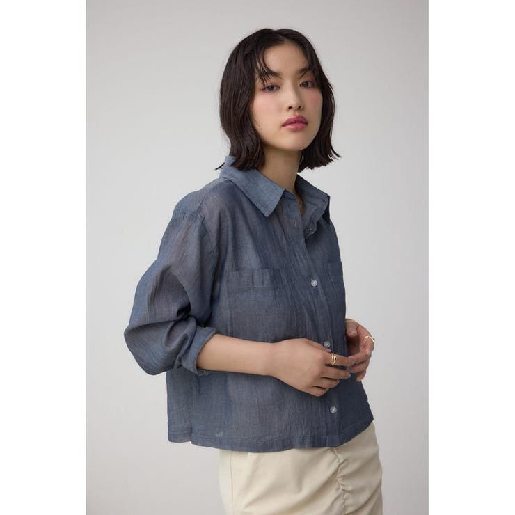 シアーデニムシャツ[品番：AZLW0023555]｜AZUL BY MOUSSY