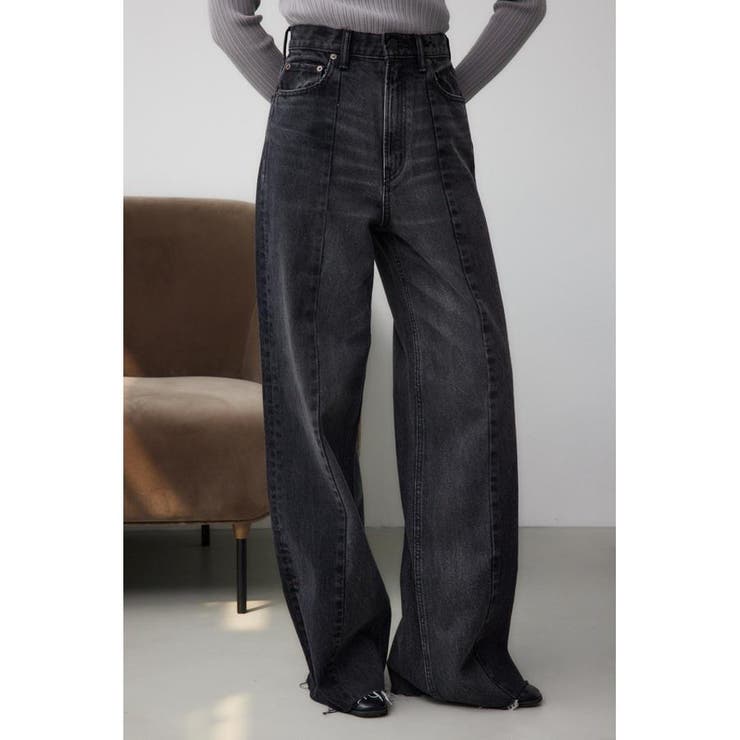 AZUL DENIM 切替パターンワイドデニム[品番：AZLW0022705]｜AZUL BY