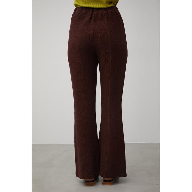 JACQUARD RIB FLARE PANTS | AZUL BY MOUSSY | 詳細画像17 