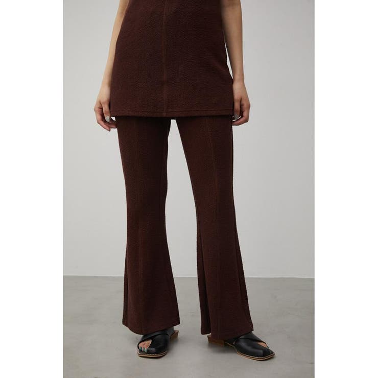 JACQUARD RIB FLARE PANTS | AZUL BY MOUSSY | 詳細画像11 