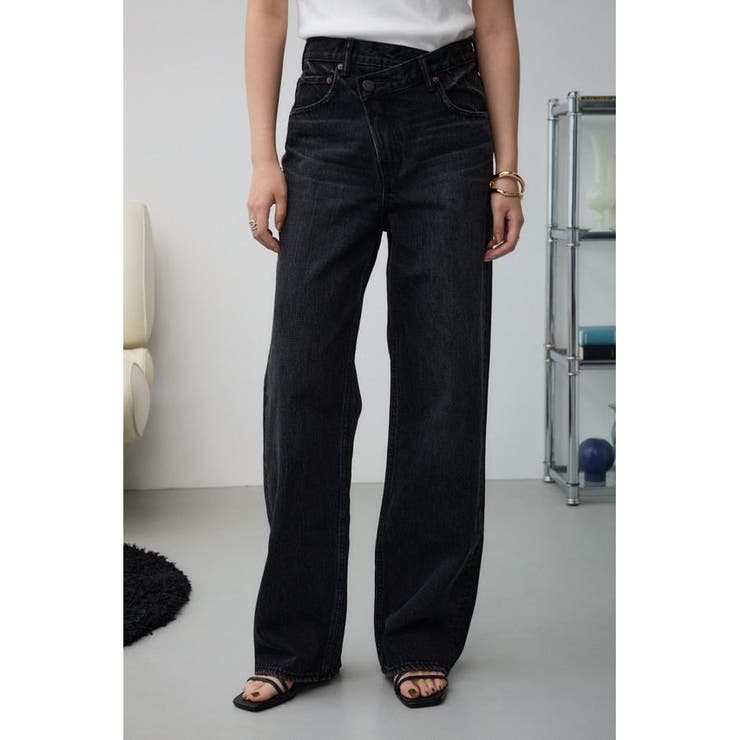 L/BLK1 | AZUL DENIM オーバーラップデニム | AZUL BY MOUSSY