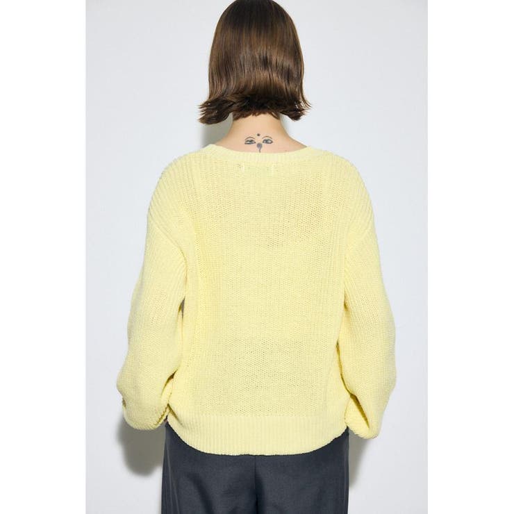 畔編みリラックスニットトップス | AZUL BY MOUSSY | 詳細画像9 