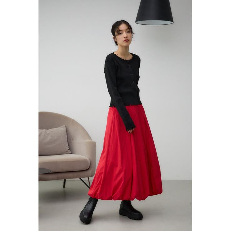 ボリュームナイロンバルーンスカート | AZUL BY MOUSSY | 詳細画像3 