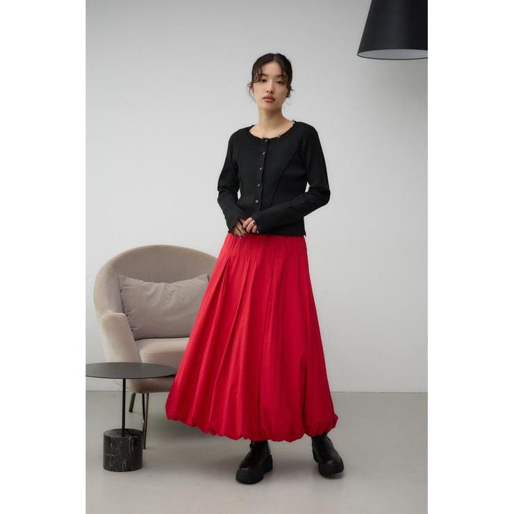 ボリュームナイロンバルーンスカート | AZUL BY MOUSSY | 詳細画像4 