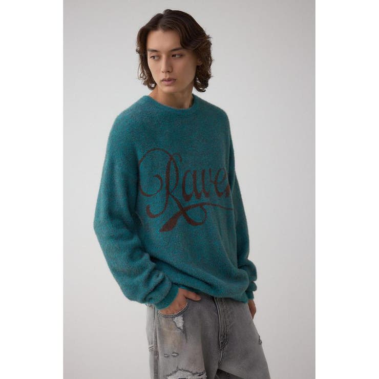 シャギーロゴニット | AZUL BY MOUSSY | 詳細画像36 