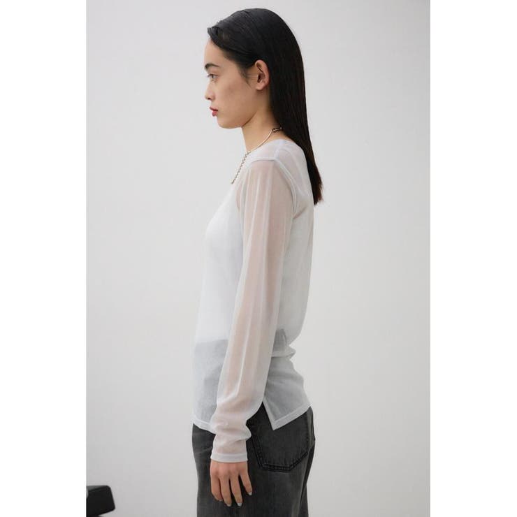 シアーラメ長袖トップス | AZUL BY MOUSSY | 詳細画像27 