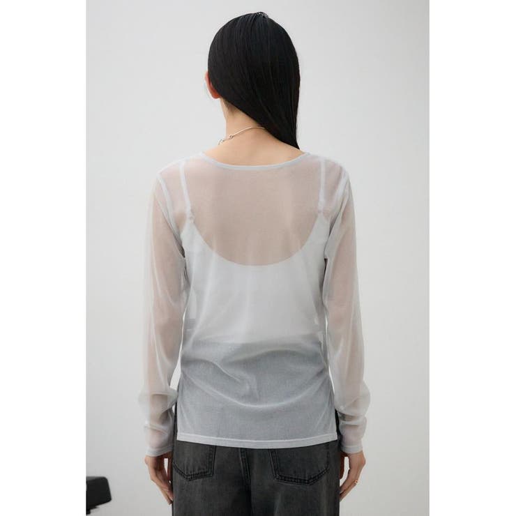 シアーラメ長袖トップス | AZUL BY MOUSSY | 詳細画像28 