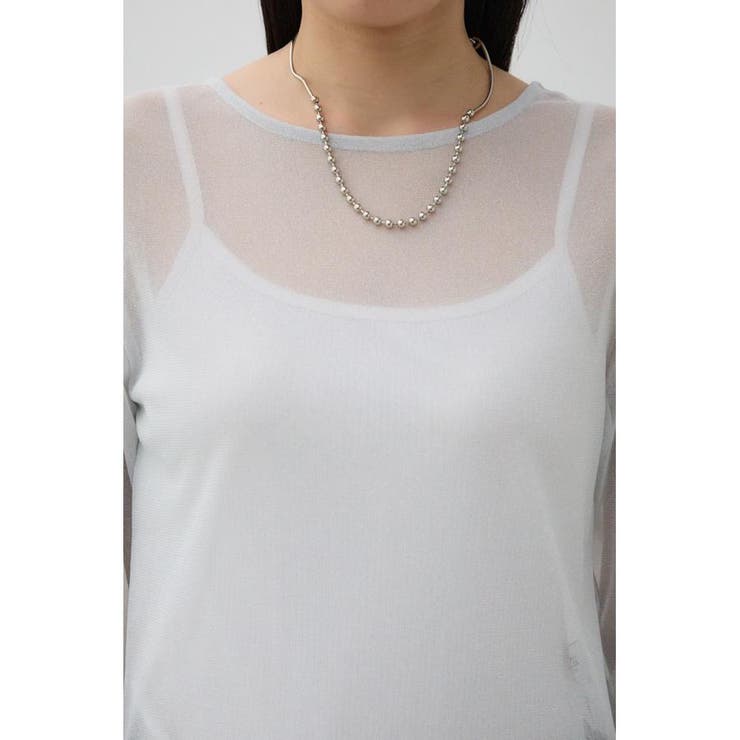 シアーラメ長袖トップス | AZUL BY MOUSSY | 詳細画像29 