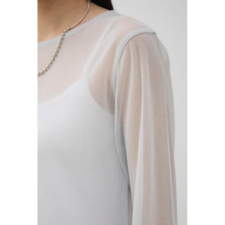 シアーラメ長袖トップス | AZUL BY MOUSSY | 詳細画像30 