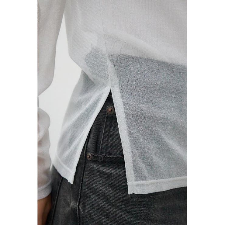 シアーラメ長袖トップス | AZUL BY MOUSSY | 詳細画像32 