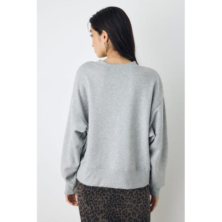 カレッジワッペンロゴ裏毛トップス | AZUL BY MOUSSY | 詳細画像12 