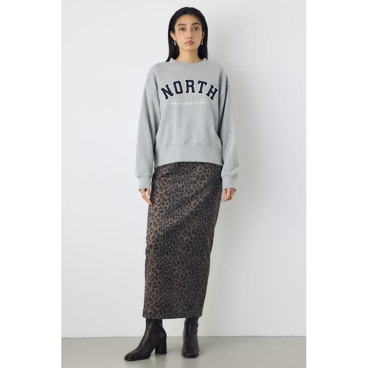 カレッジワッペンロゴ裏毛トップス | AZUL BY MOUSSY | 詳細画像13 