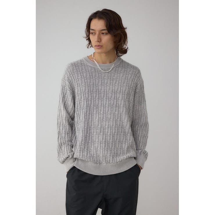 ヴィンテージライクジャガードニット | AZUL BY MOUSSY | 詳細画像25 