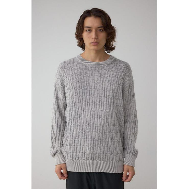 ヴィンテージライクジャガードニット | AZUL BY MOUSSY | 詳細画像27 