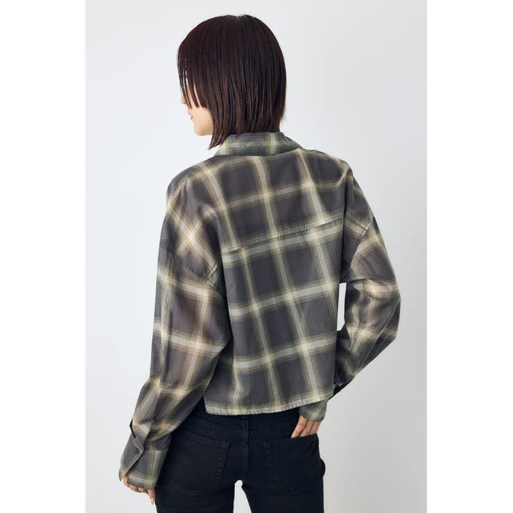 シアーコットンレギュラーシャツ | AZUL BY MOUSSY | 詳細画像24 
