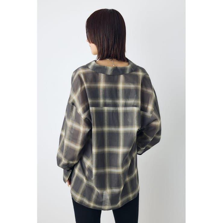 シアーコットンレギュラーシャツ | AZUL BY MOUSSY | 詳細画像16 