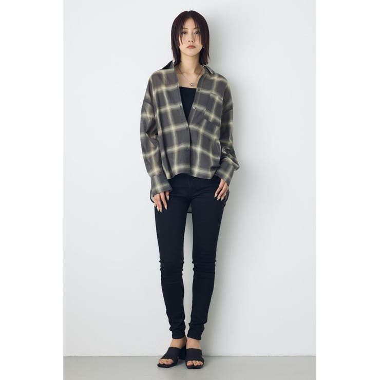 シアーコットンレギュラーシャツ | AZUL BY MOUSSY | 詳細画像17 
