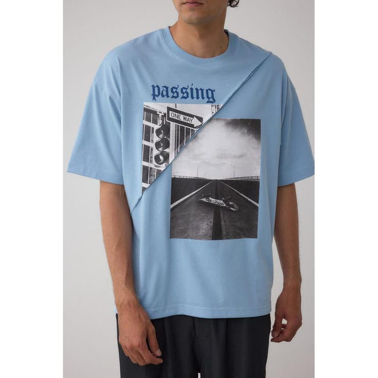 BLU | フォト切り替えTシャツ | AZUL BY MOUSSY