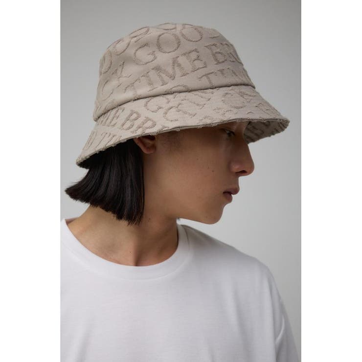 L/KHA1 | 総柄パイルジャガードバケットハット | AZUL BY MOUSSY