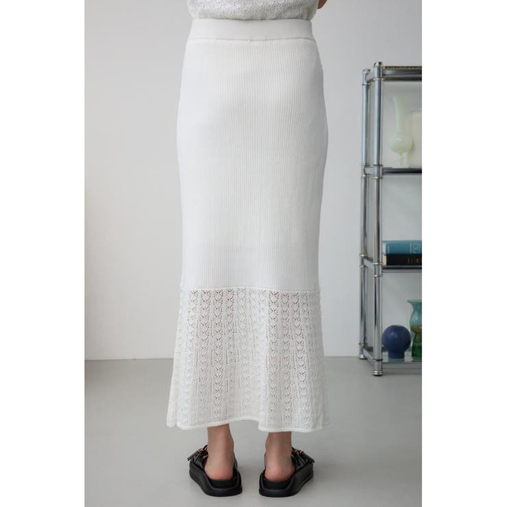 クロシェニットスカート | AZUL BY MOUSSY | 詳細画像6 