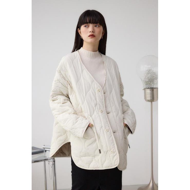 キルティングウエストドローブルゾン | AZUL BY MOUSSY | 詳細画像3 