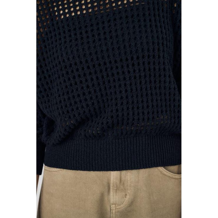 クロップドメッシュニット | AZUL BY MOUSSY | 詳細画像9 