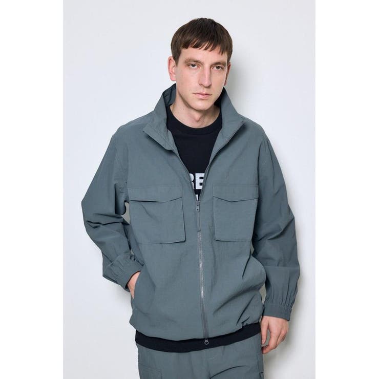 トライファンクションスタンドカラーブルゾン | AZUL BY MOUSSY | 詳細画像18 