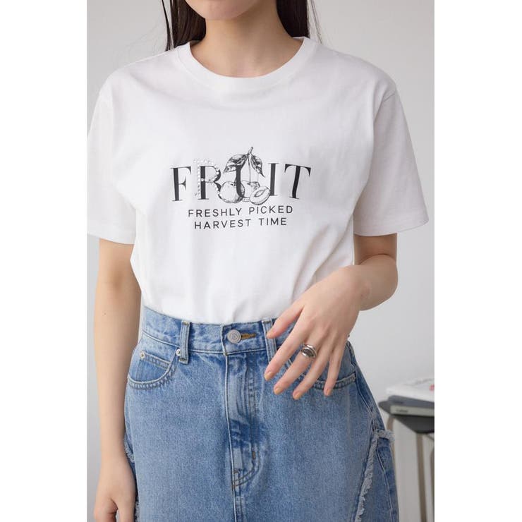 O/WHT1 | プランツグラフィックTシャツ | AZUL BY MOUSSY