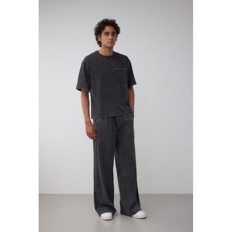 C/Tフェードデニムワイドパンツ | AZUL BY MOUSSY | 詳細画像3 