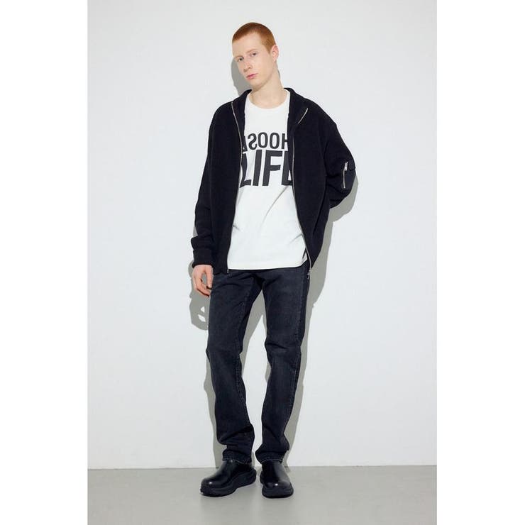 スタンドカラーWジップニット | AZUL BY MOUSSY | 詳細画像17 