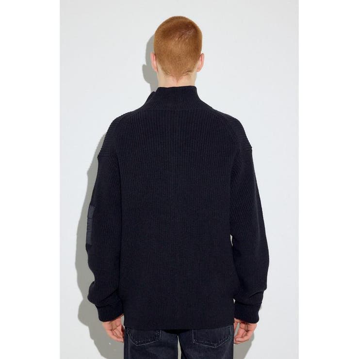 スタンドカラーWジップニット | AZUL BY MOUSSY | 詳細画像20 
