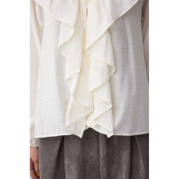 レースアップラッフルブラウス | AZUL BY MOUSSY | 詳細画像11 