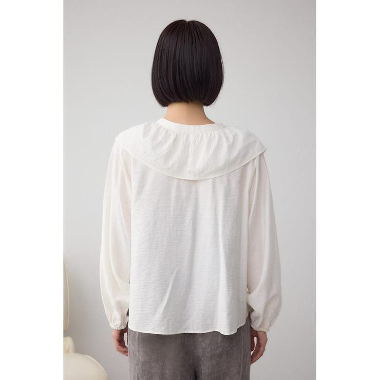 レースアップラッフルブラウス | AZUL BY MOUSSY | 詳細画像7 