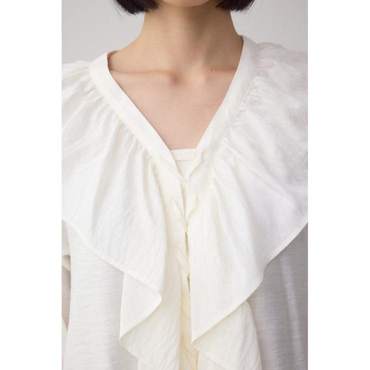 レースアップラッフルブラウス | AZUL BY MOUSSY | 詳細画像8 