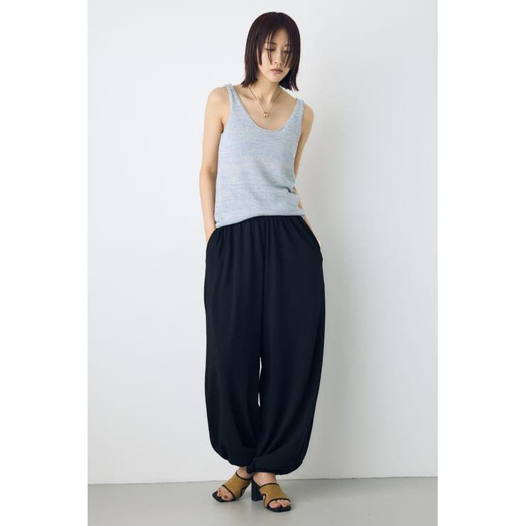 ニットリラックスバルーンパンツ | AZUL BY MOUSSY | 詳細画像5 