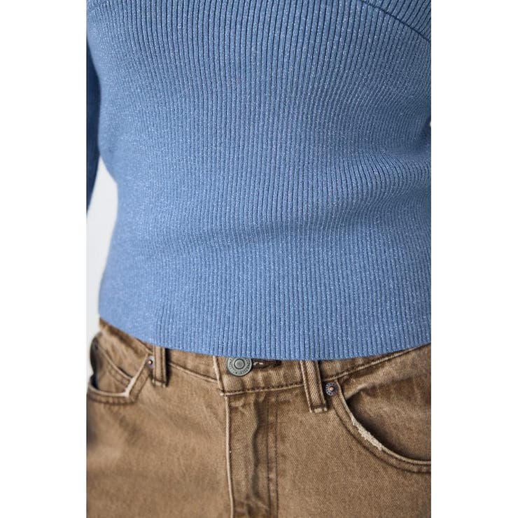 クロスデザイン長袖ニットトップス | AZUL BY MOUSSY | 詳細画像36 