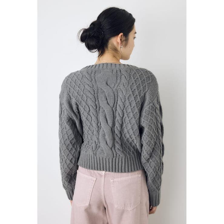 ダブルジップニットカーディガン | AZUL BY MOUSSY | 詳細画像30 
