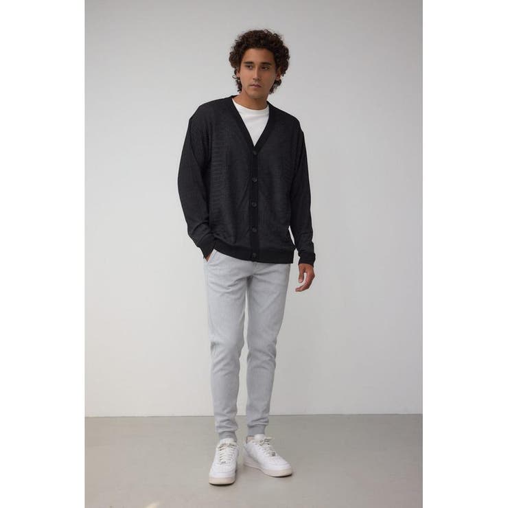 シャドーウィーブニットカーディガン | AZUL BY MOUSSY | 詳細画像4 