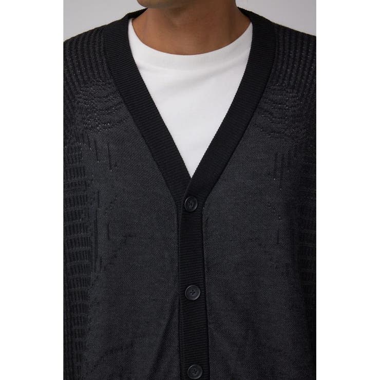 シャドーウィーブニットカーディガン | AZUL BY MOUSSY | 詳細画像8 