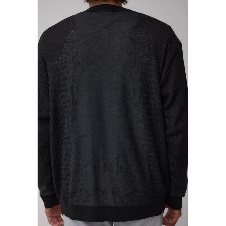 シャドーウィーブニットカーディガン | AZUL BY MOUSSY | 詳細画像9 