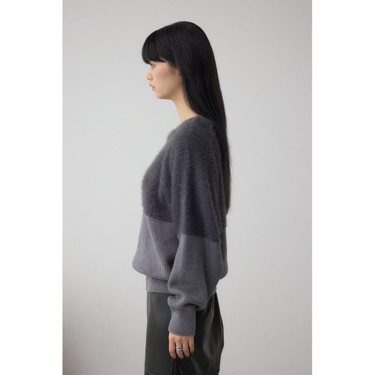 シャギー切替ドルマンニット | AZUL BY MOUSSY | 詳細画像26 