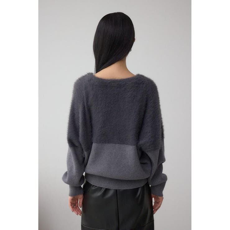 シャギー切替ドルマンニット | AZUL BY MOUSSY | 詳細画像27 