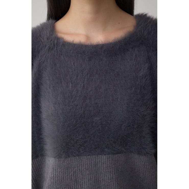 シャギー切替ドルマンニット | AZUL BY MOUSSY | 詳細画像28 