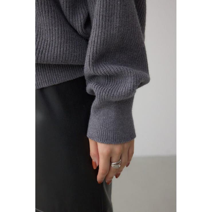 シャギー切替ドルマンニット | AZUL BY MOUSSY | 詳細画像30 