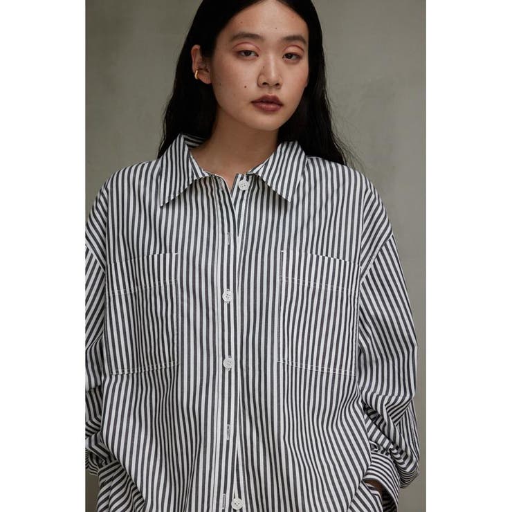 リラテックコットンルーズシャツ | AZUL BY MOUSSY | 詳細画像12 