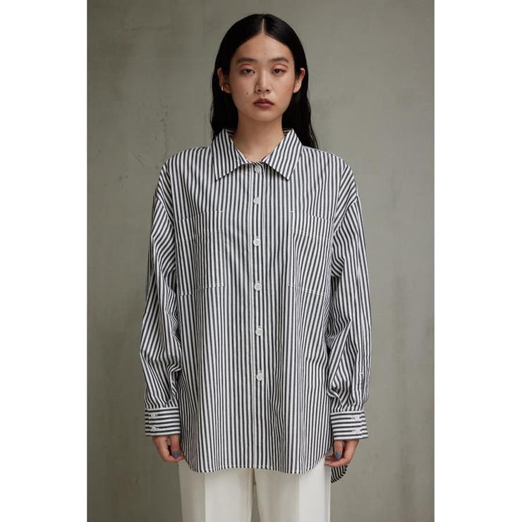 リラテックコットンルーズシャツ | AZUL BY MOUSSY | 詳細画像15 