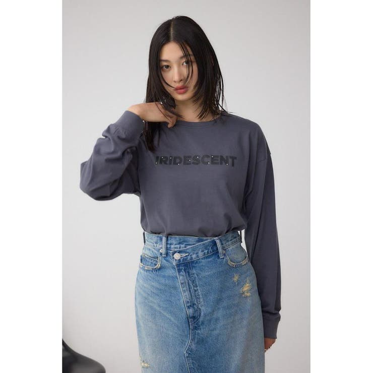スタッズロゴロングスリーブTシャツ | AZUL BY MOUSSY | 詳細画像14 