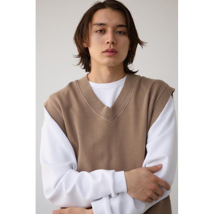 ABEL&CO USA ヴィンテージダメージベスト | AZUL BY MOUSSY | 詳細画像12 