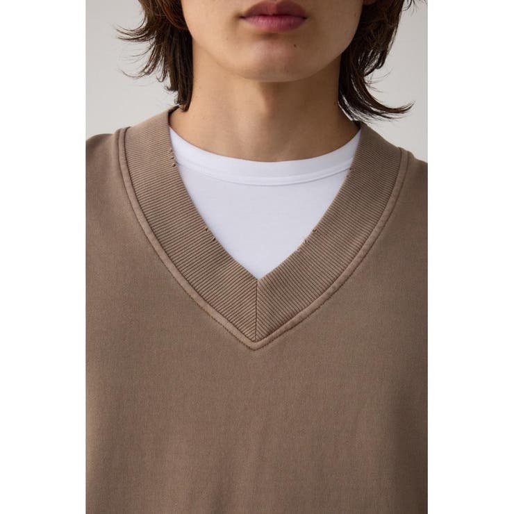 ABEL&CO USA ヴィンテージダメージベスト | AZUL BY MOUSSY | 詳細画像18 